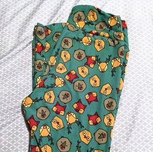 Woodland Animal Print Leggings